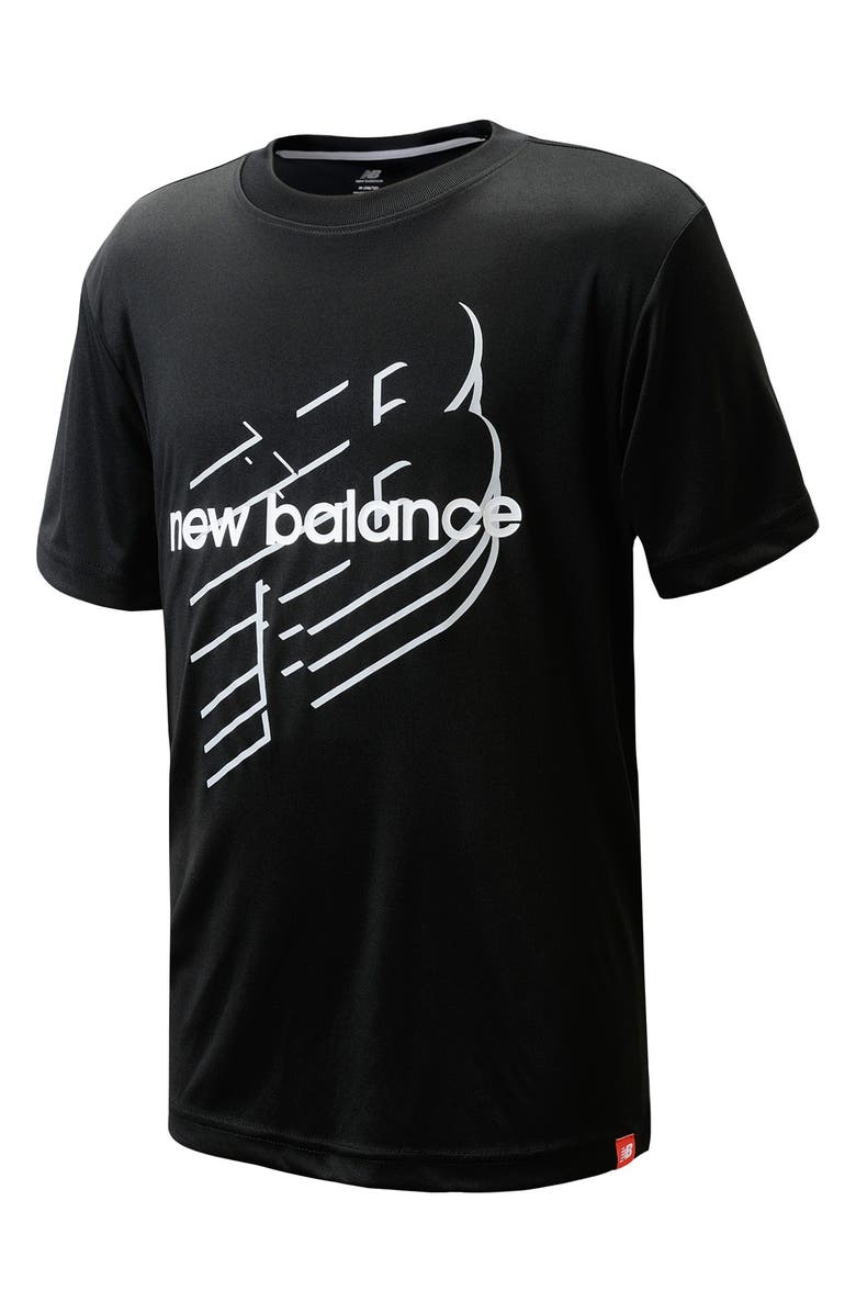 New Balance Graphic Logo T-Shirt, Main, color, 
