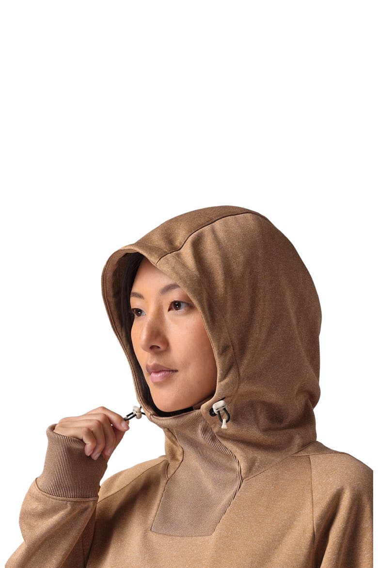 Meltdown Water-Resistant Hoodie - Women's, Alternate, color, Bistre