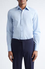 TOM FORD Classic Fit Cotton Button-Up Shirt