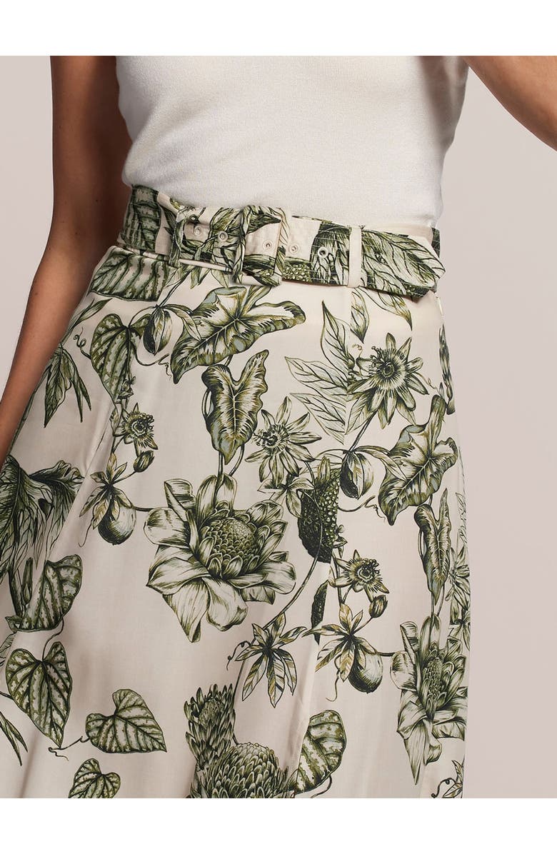 Tori Richard Flora in Ink Tatum Skirt, Alternate, color, Shell