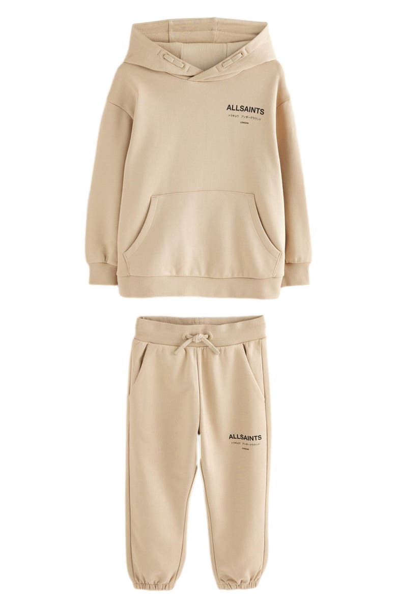 smALLSAINTS by ALLSAINTS Kids' Ungerground Oversize Hoodie & Sweatpants Set, Main, color, 