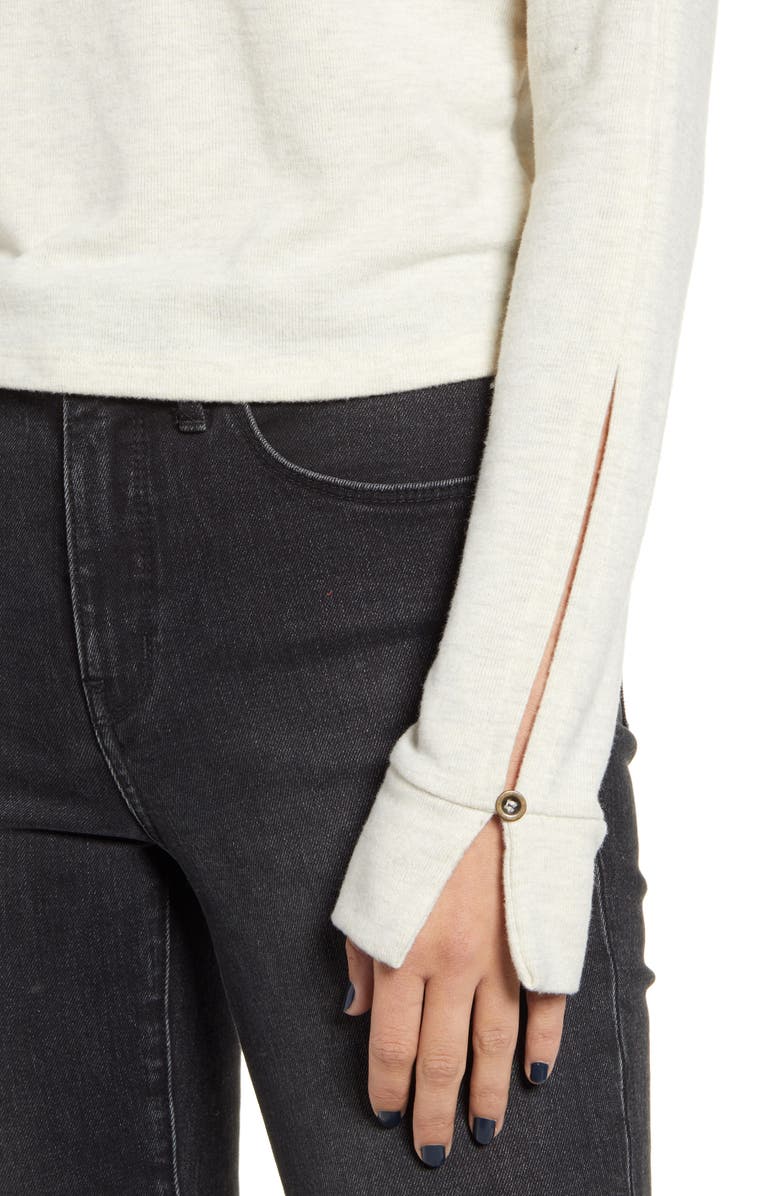 PST by Project Social T Long Sleeve Mock Neck Tee, Alternate, color,