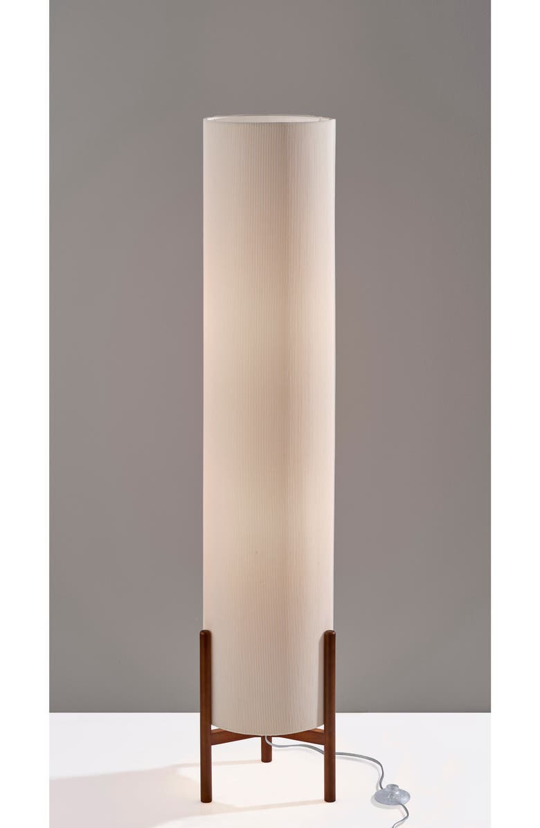 ADESSO LIGHTING Sonora Floor Lantern, Alternate, color, Walnut