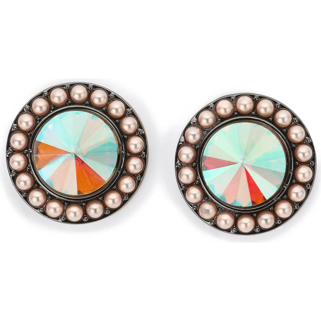 Kurt Geiger London Octavia Large Stud Earrings In Multi