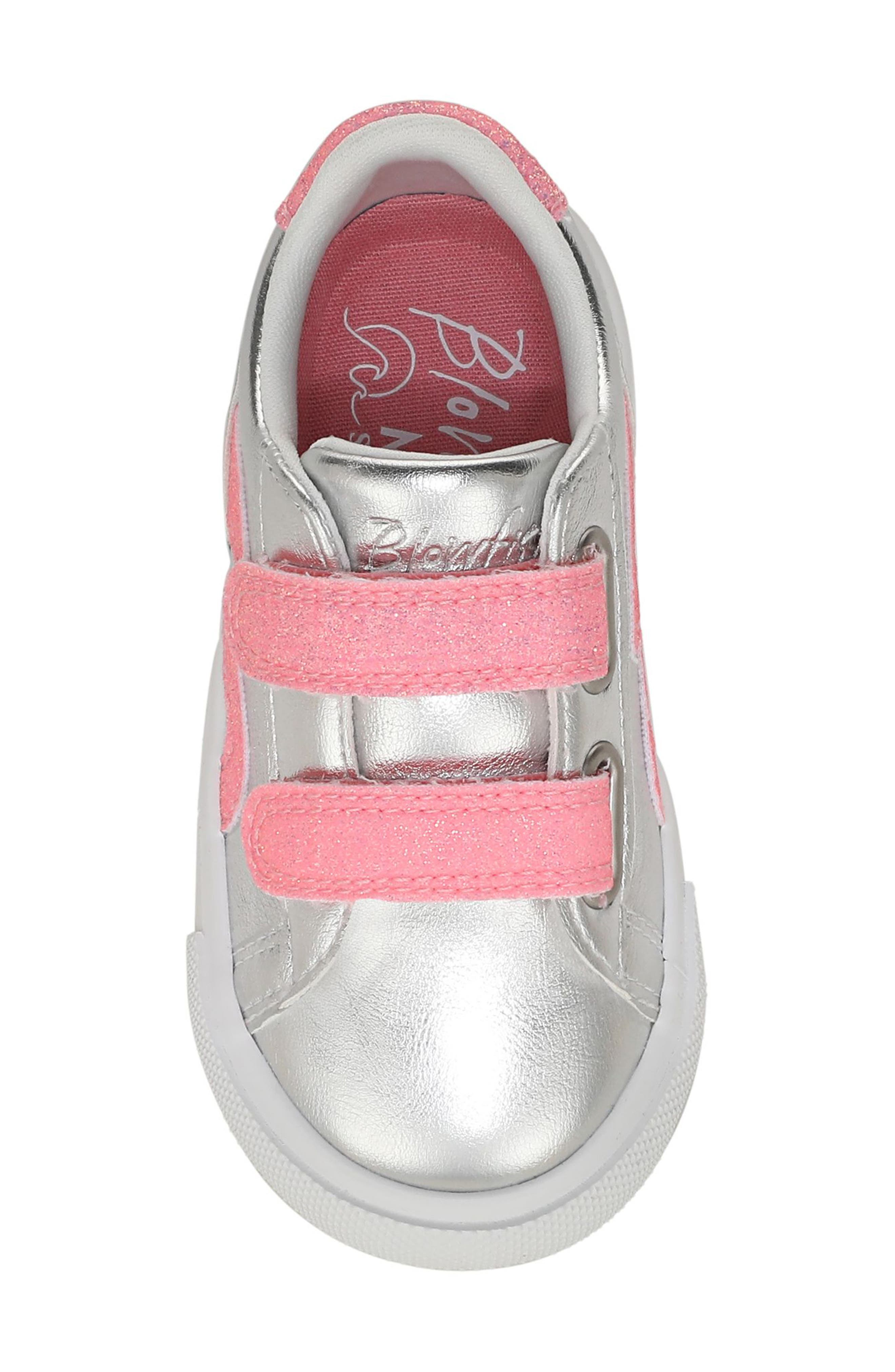 Blowfish Malibu Kids' Vice Sneaker, Alternate, color, Silver/ Pink