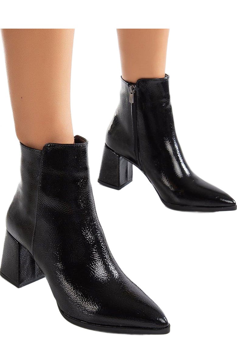 Forever & Always Shoes Edith Pointed Toe Ankle Boots, Alternate, color,