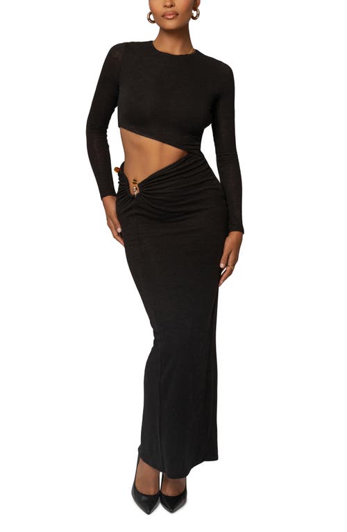 JLUXLABEL JLUXLABEL SUMMER ROMANCE CUTOUT LONG SLEEVE MAXI DRESS