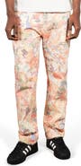 PLEASURES Stickers Straight Leg Jeans