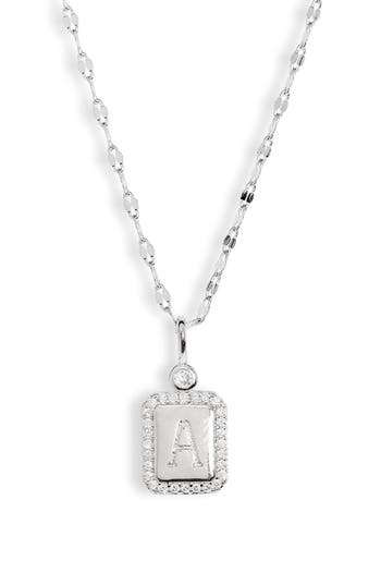 Leith Initial Pendant Necklace