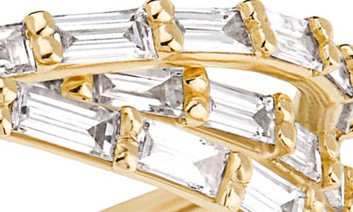 LANA LANA TRIPLE WRAP DIAMOND BAGUETTE RING