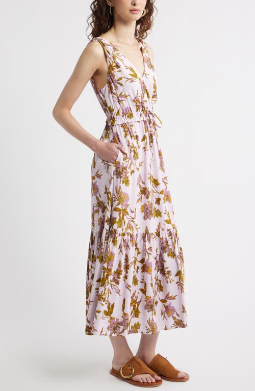 Treasure & Bond Sleeveless Tiered Sundress In Multi