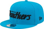 New Era Men's New Era  Blue Carolina Panthers Core Team Script 9FIFTY Snapback Hat