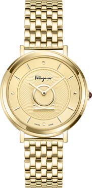 FERRAGAMO Minuetto Bracelet Watch, 36mm