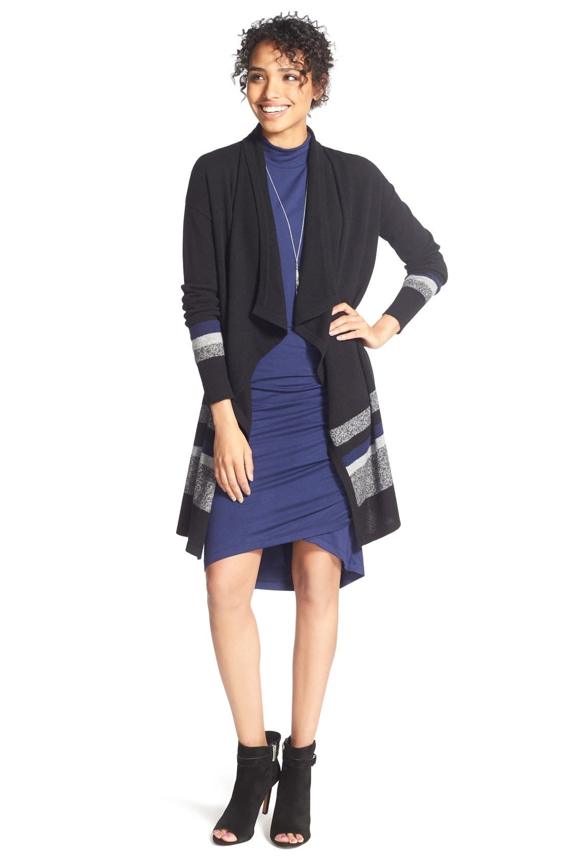 BCBGeneration 'Carolena' Peep Toe Bootie, Alternate, color, 