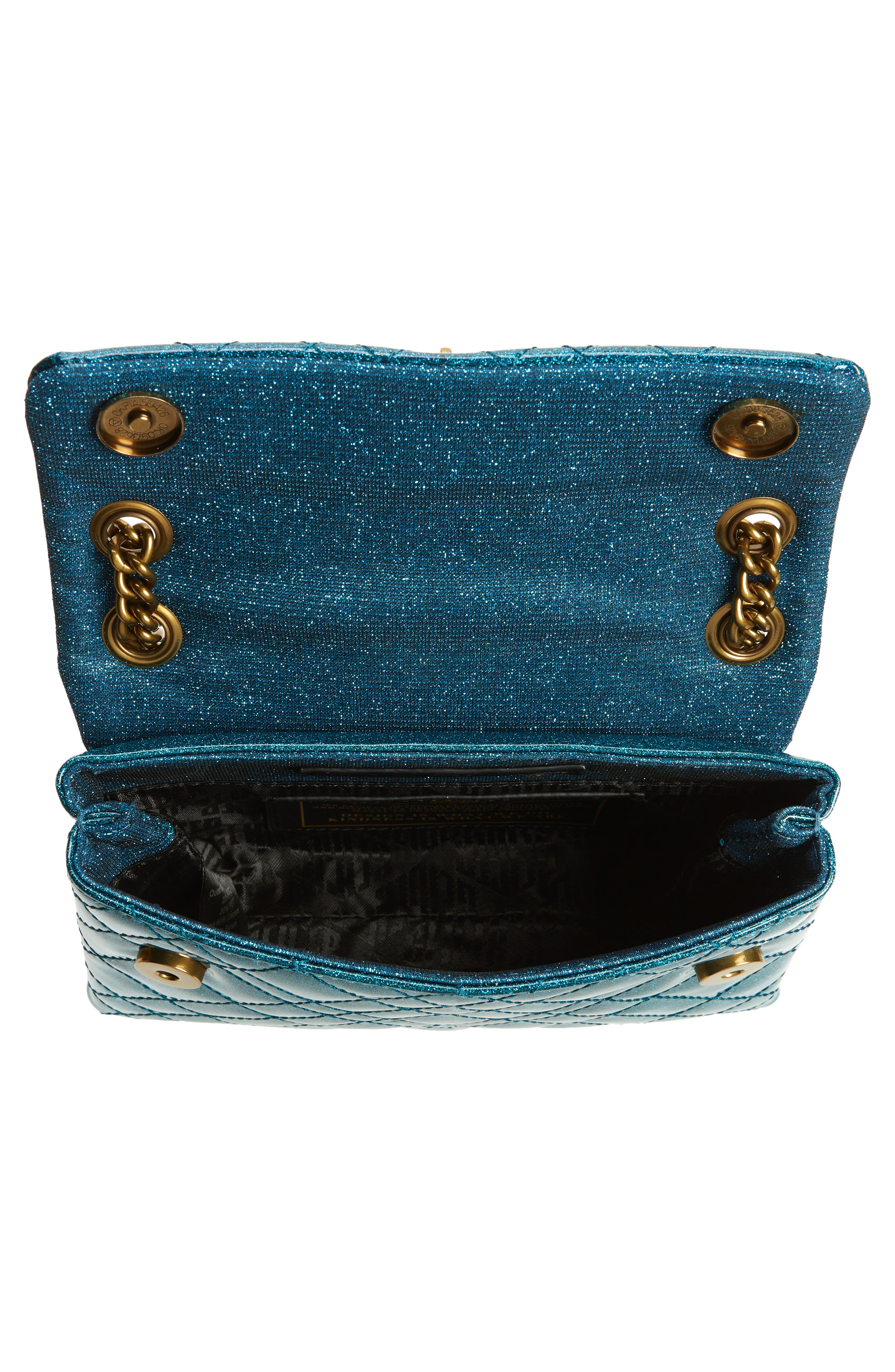 Kurt Geiger London Mini Brixton Glitter Shoulder Bag, Alternate, color, 