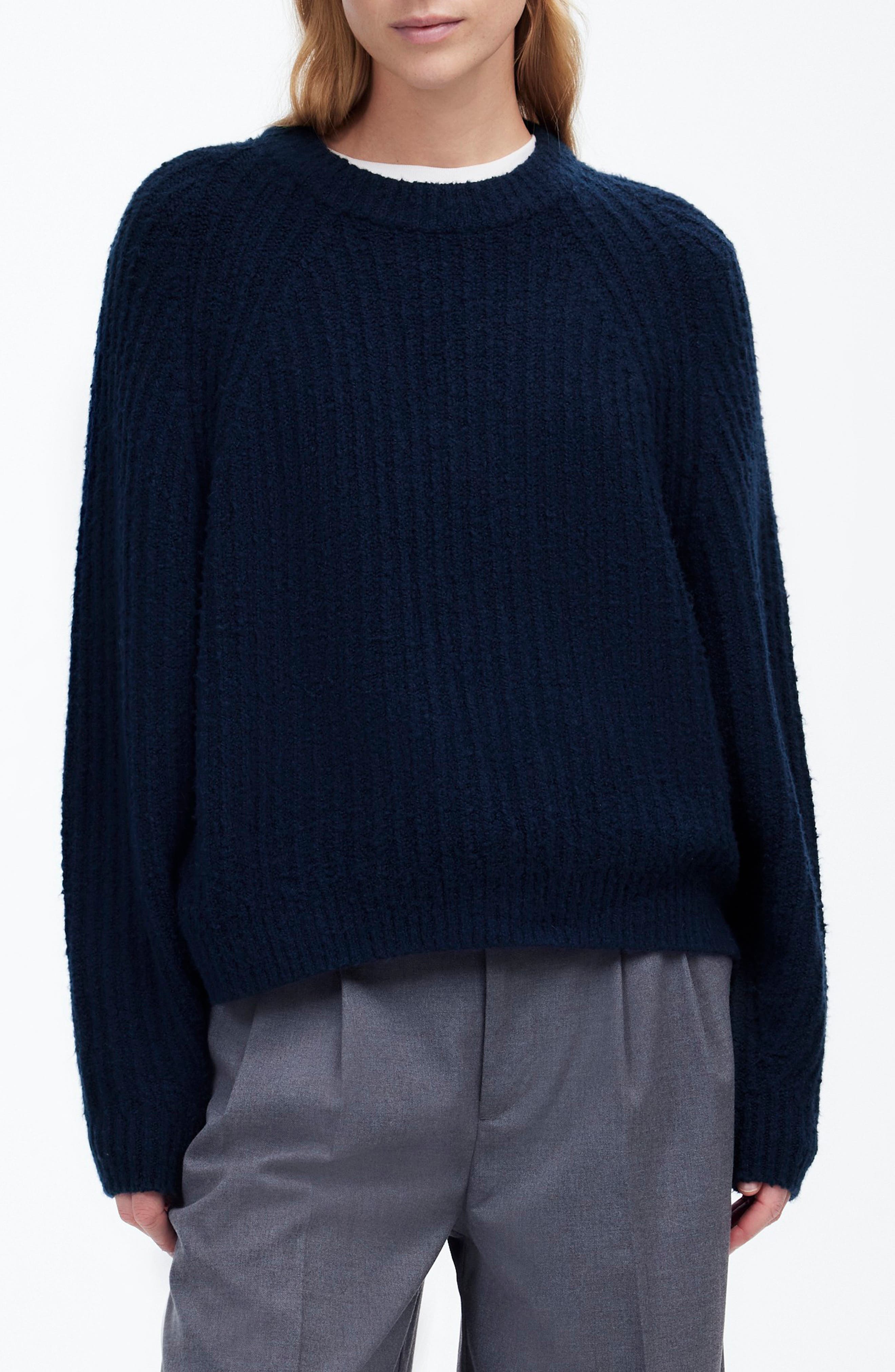 Madewell Ribbed Cotton Blend Sweater
