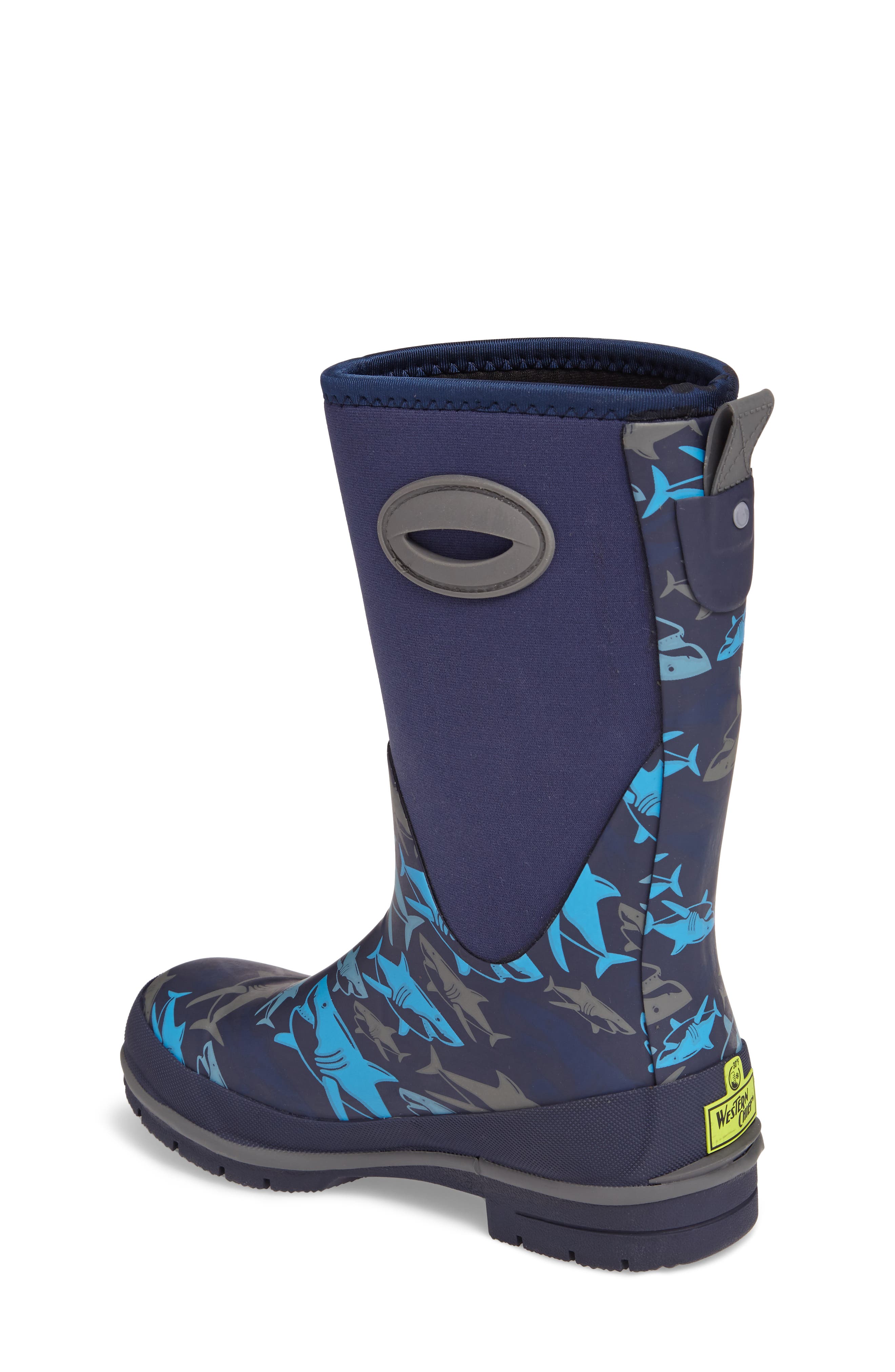 Western Chief Neoprene Shark Attack Waterproof Snow Boot, Alternate, color, 