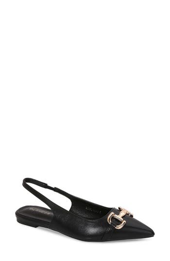Berness Caroline Slingback Skimmer Flat In Animal Print