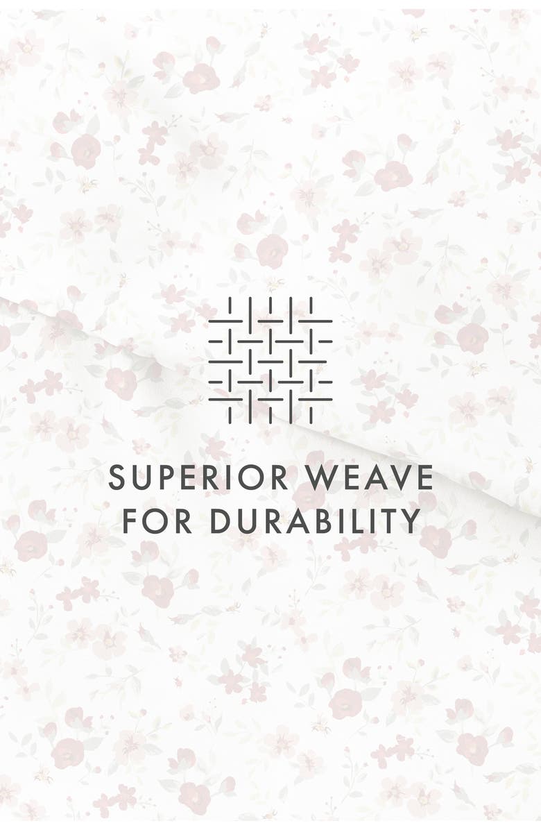 HOME SPUN Premium Ultra Soft 3-Piece Blossoms Print Duvet Cover Set