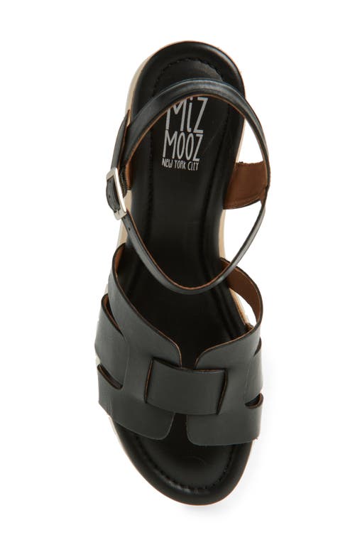 Miz Mooz Mackenzie Wedge Sandal In Black
