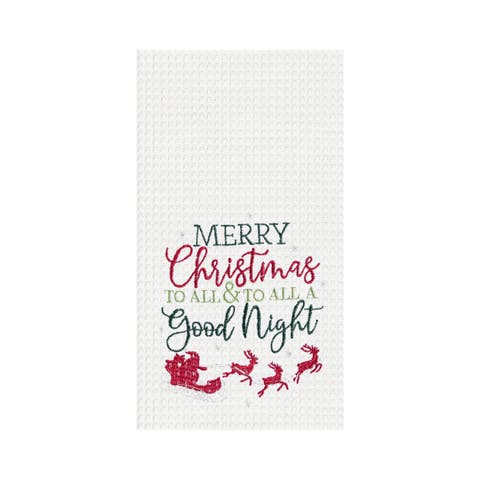 Merry Christmas & Good Nigh Towel