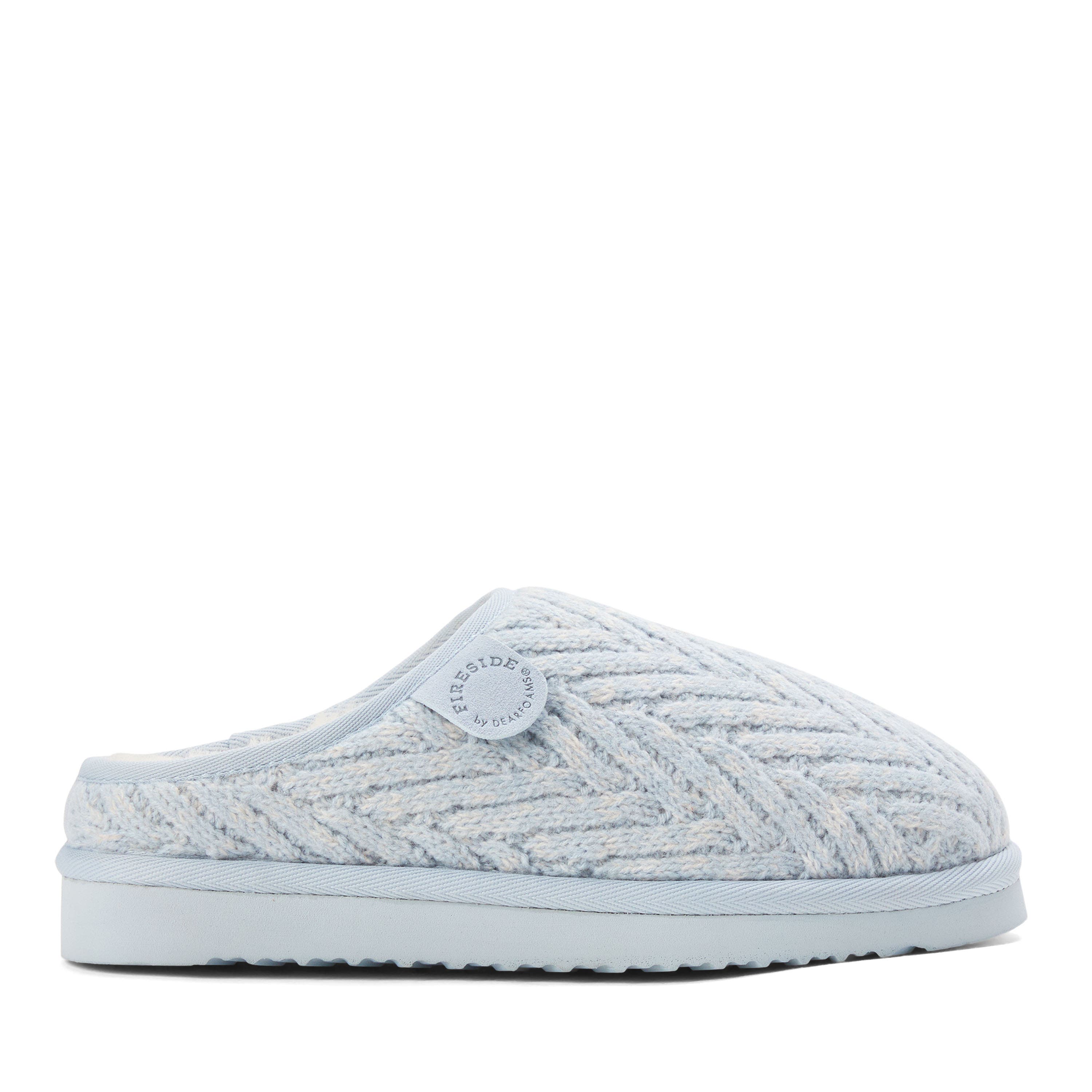 Fireside Greta Genuine Shearling Knit Clog Slipper - image 4