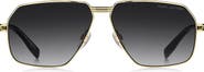 Marc Jacobs 61mm Gradient Navigator Sunglasses