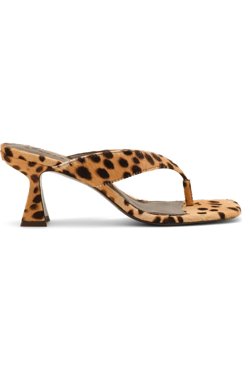 Cult Gaia Abi Hair Calf Sandal, Alternate, color, Cheetah