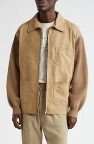 Golden Goose Journey Mixed Media Full Zip Jacket