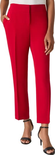KASPER Flat Front Slim Pants Nordstrom