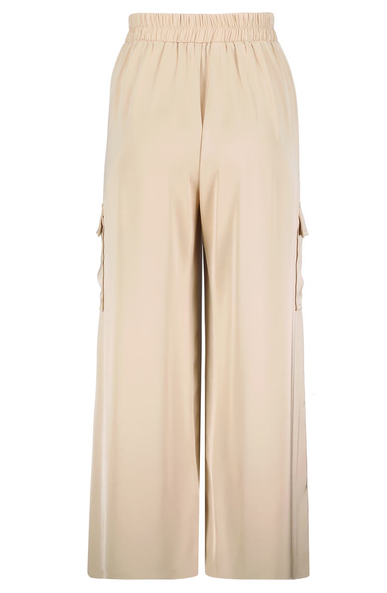 Bishop + Young Pull-On Satin Cargo Pant, Alternate, color,