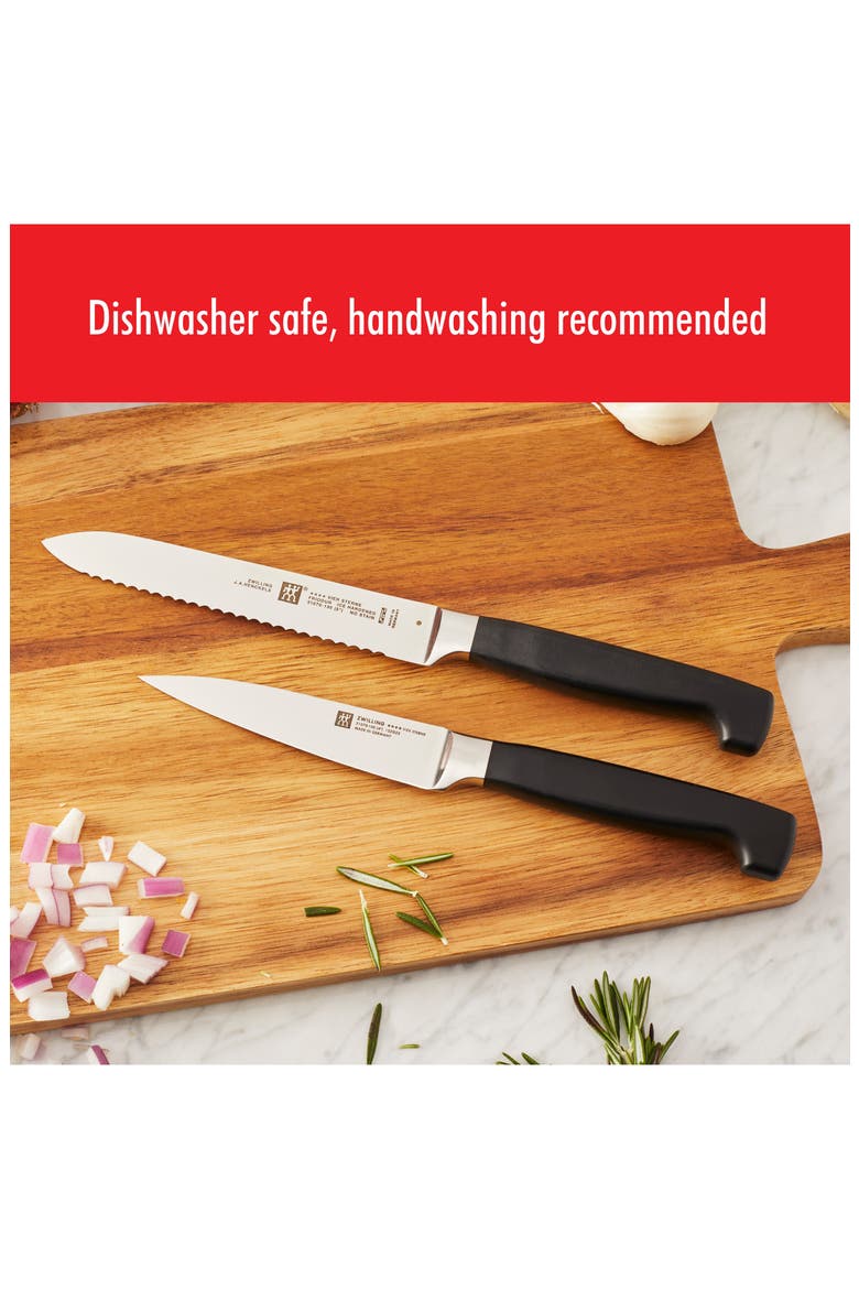 Four Star 12-Piece Knife Block Set, Alternate, color, STAINLESS STEEL