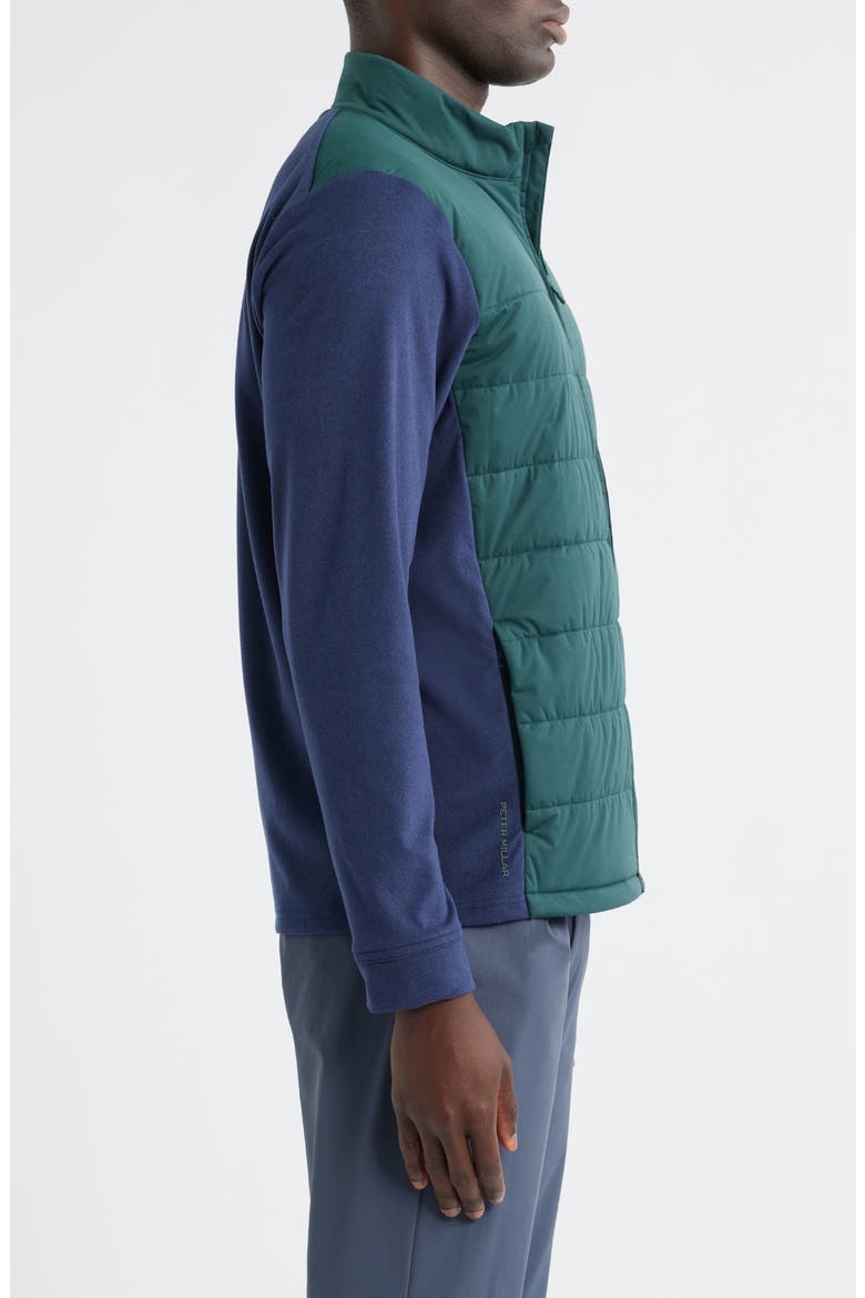 Merge Mixed Media Jacket, Alternate, color, NORDIC PINE