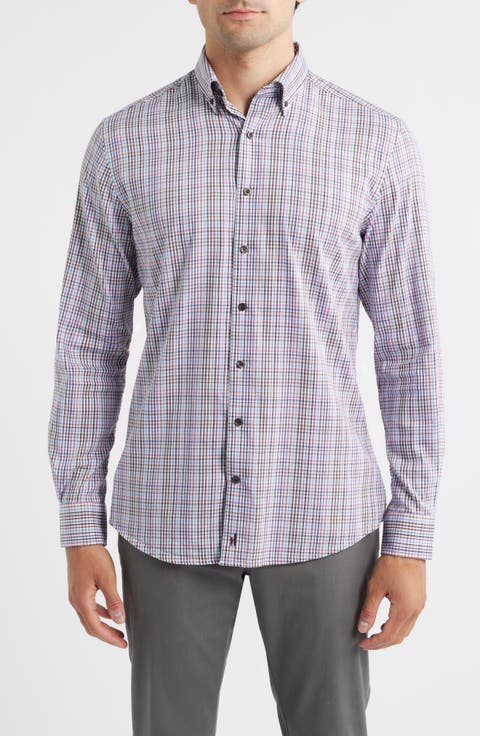 Adelson Check Button-Down Shirt