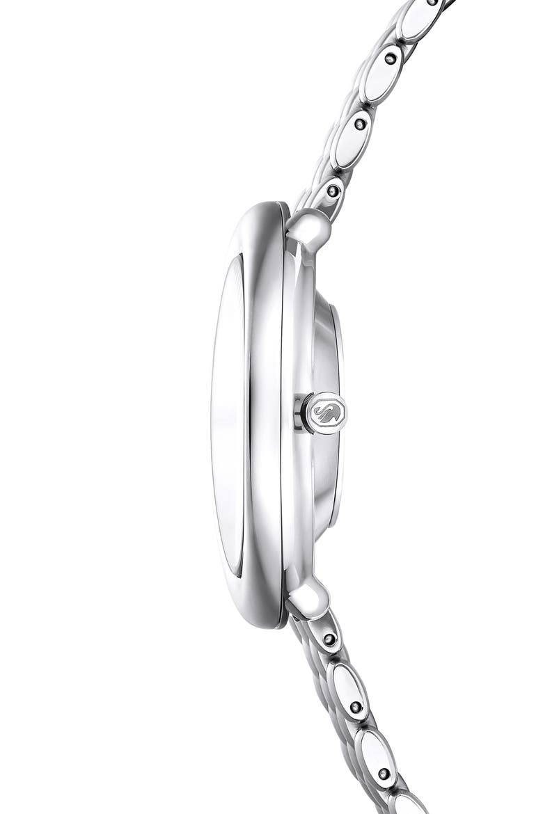 Imber Oval Bracelet Watch, 24mm x 26.3mm, Alternate, color, SILVER