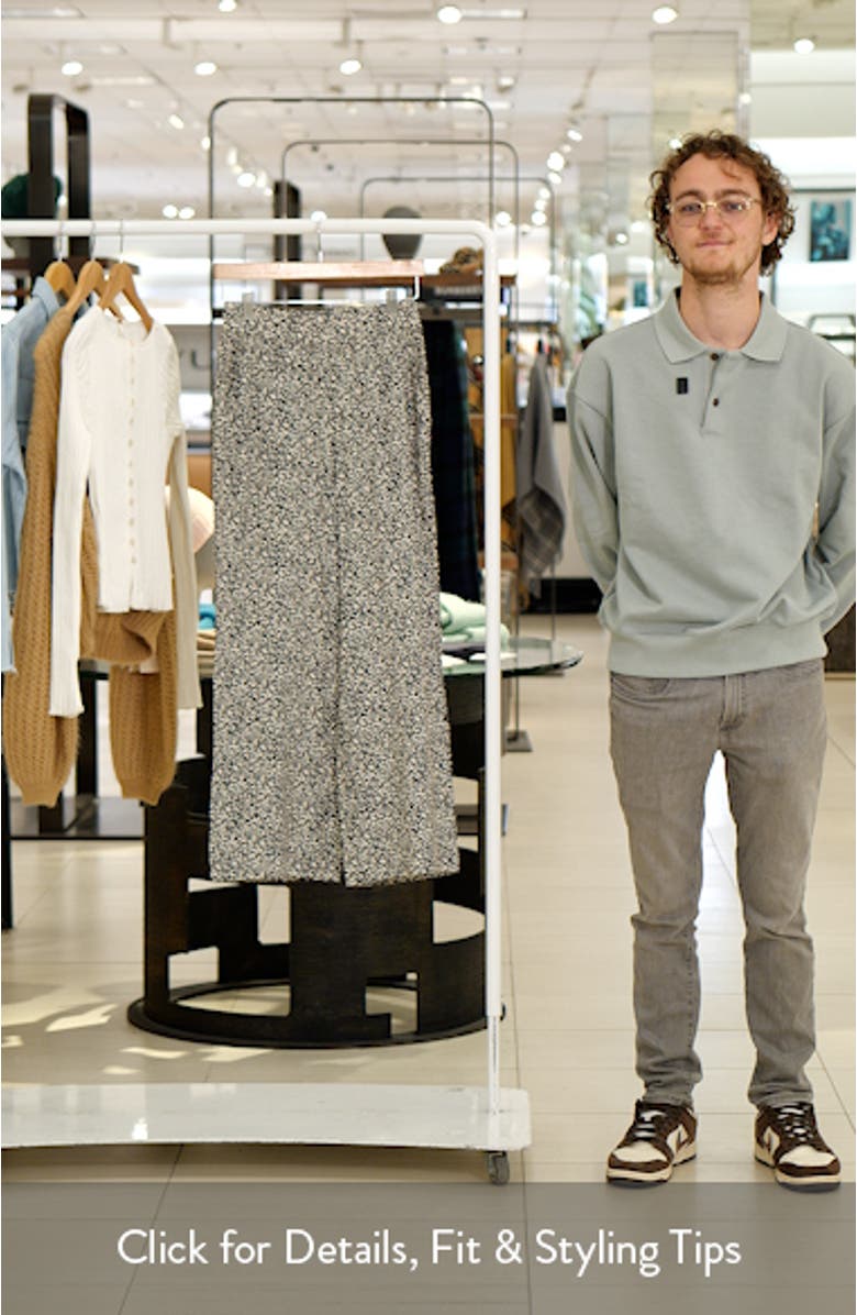 Allison Cheetah Print Wide Leg Trousers, sales video thumbnail