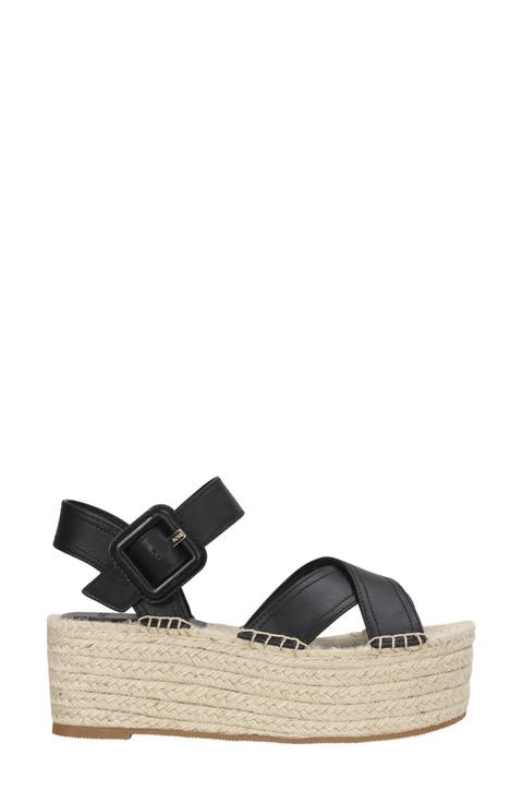 Machica Espadrille Ankle Strap Platform Wedge Sandal (Women)