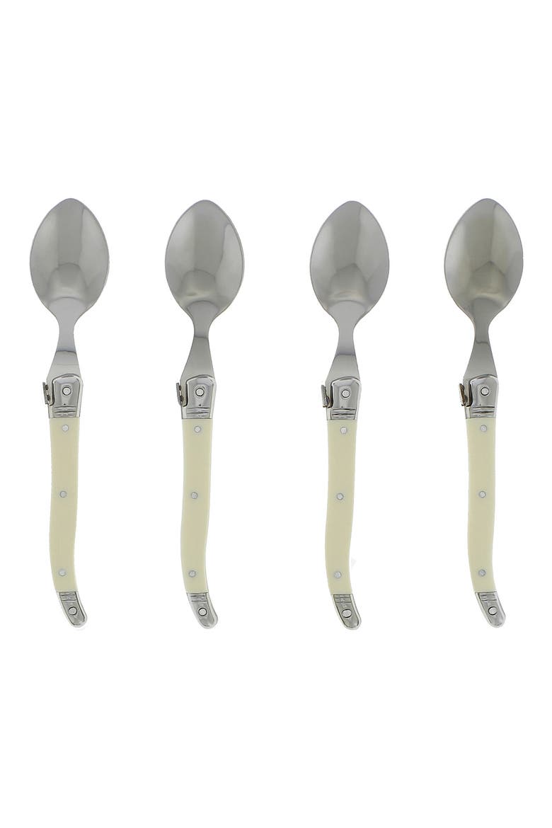 Laguiole Coffee Spoons - Set of 4, Alternate, color, IVORY