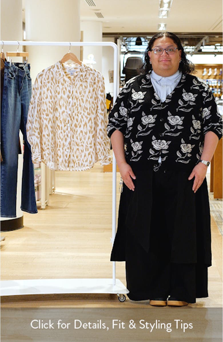 Cheetah Cove Linen Shirt, sales video thumbnail