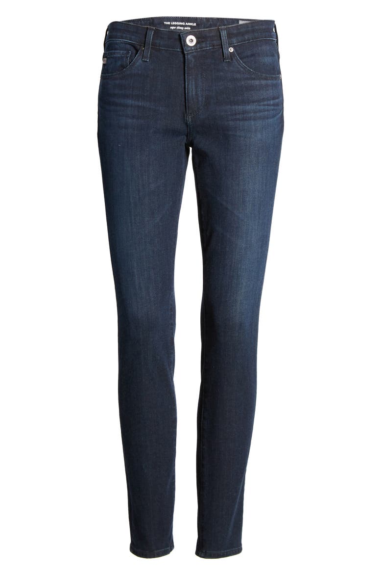 The Legging Ankle Skinny Jeans, Alternate, color, INDIGO EXCESS