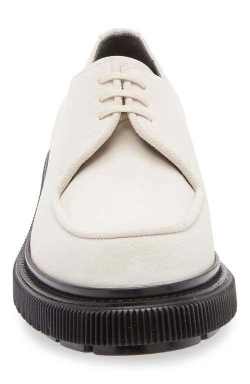Adieu Apron Toe Derby In Ivory/cream