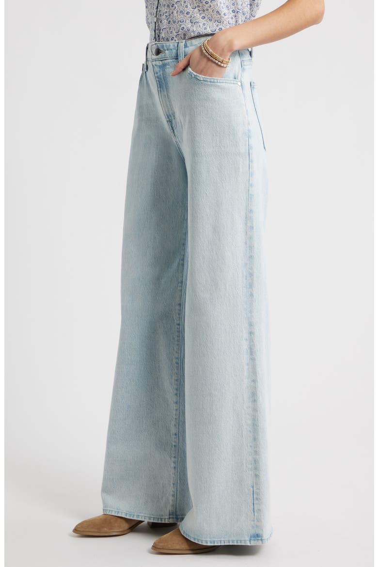 High Waist Wide Leg Jeans, Alternate, color, EXTREME WASH