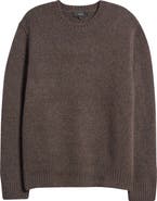 Vince Mélange Wool Blend Crewneck Sweater