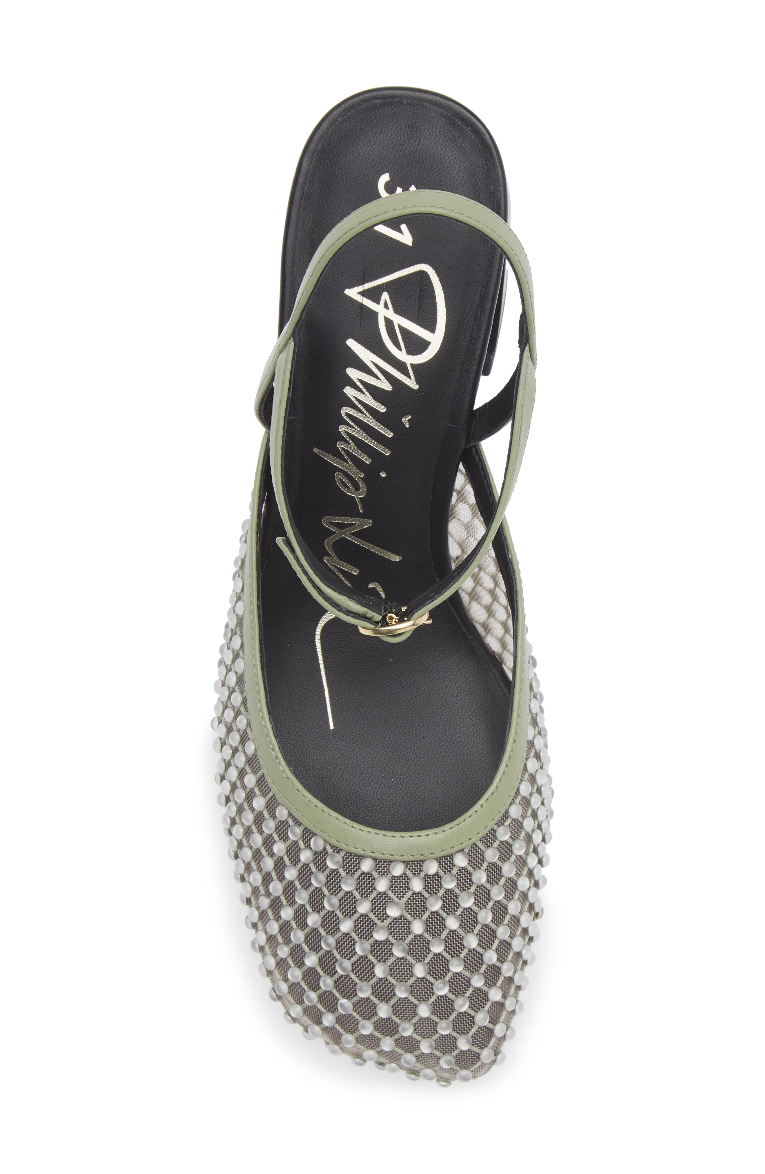 Embellished Ankle Strap Pump, Alternate, color, SAGE