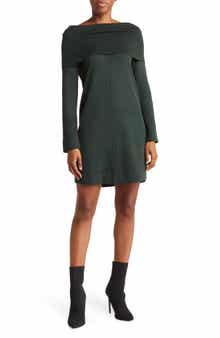 Vince Camuto Cowl Neck Sweater Dress