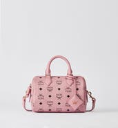 MCM Small Ella Boston Bag in Visetos