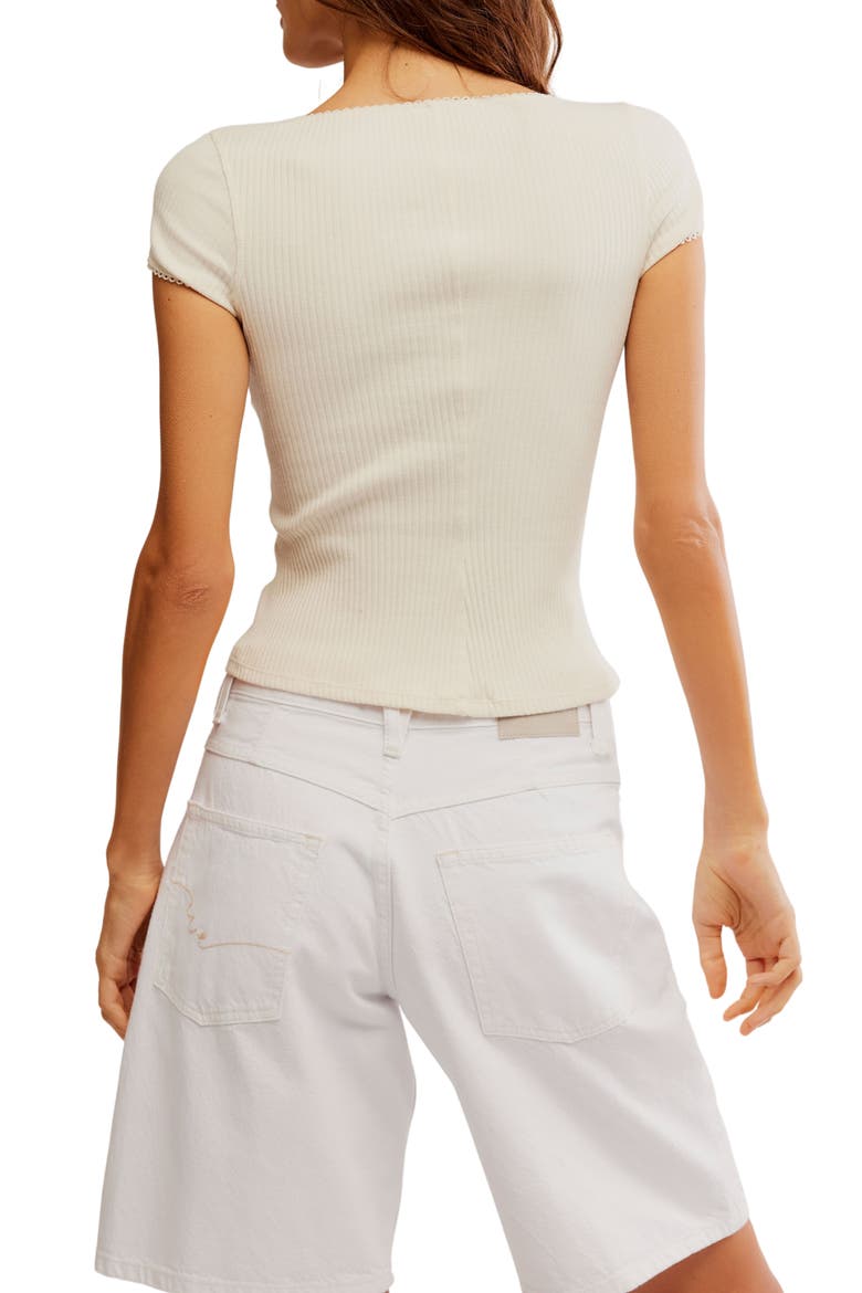 Most Wanted Short Sleeve Cotton Blend Cardigan, Alternate, color, IVORY