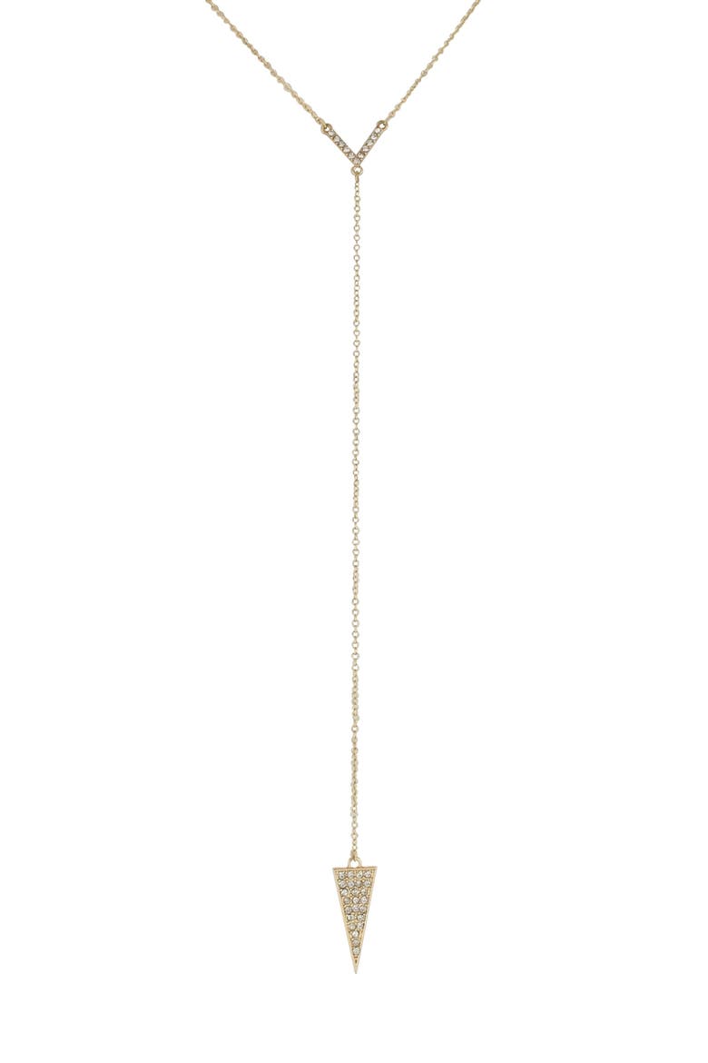 Fade into Me Necklace, Main, color, GOLD / CLEAR