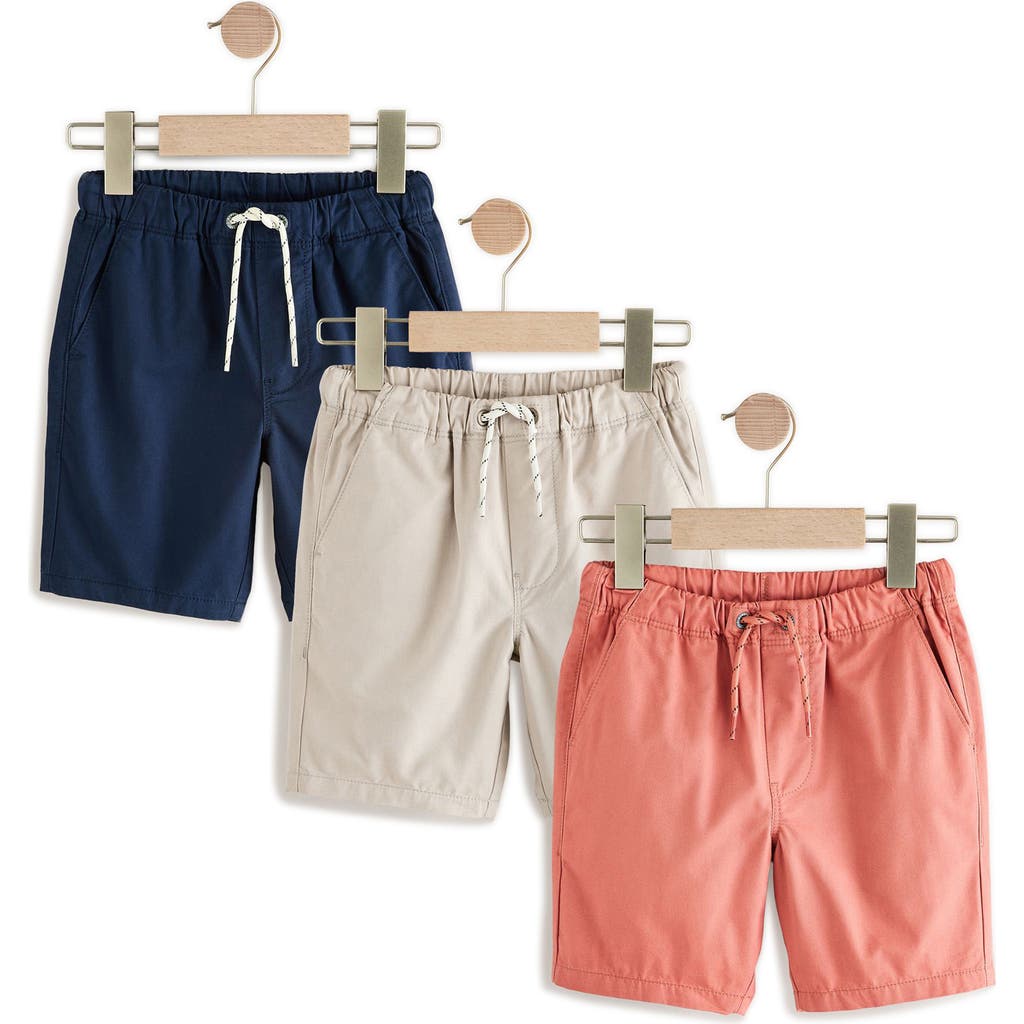 NEXT NEXT KIDS' ASSORTED 3-PACK CORE COTTON TWILL SHORTS