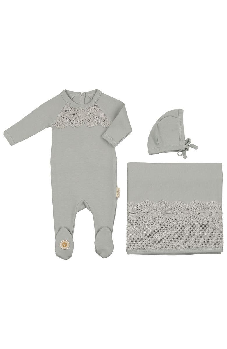 Mon Tresor Bebe Look of Lace Layette Set, Main, color, 